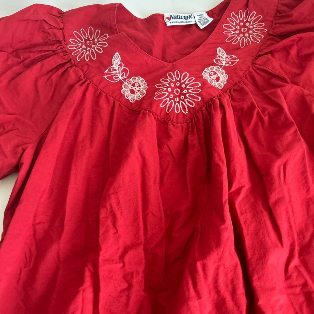 Vintage National muumu muumu dress  1X
Embroidered - Picture 5 of 13